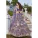 Picture of Ideal Net Purple Lehenga Choli
