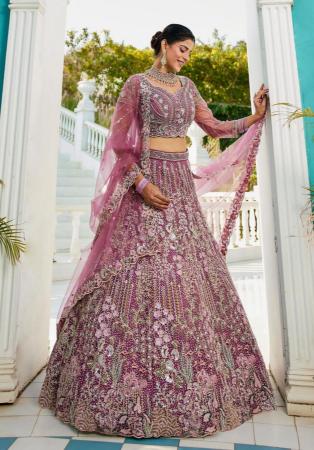 Picture of Excellent Net Grey Lehenga Choli