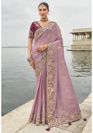Picture of Taking Silk Rosy Brown Saree