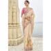 Picture of Comely Silk Pale Golden Rod Saree