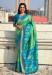 Picture of Fine Silk Medium Aqua Marine Saree