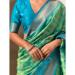 Picture of Fine Silk Medium Aqua Marine Saree