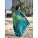 Picture of Fine Silk Medium Aqua Marine Saree