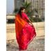 Picture of Splendid Silk Orange Red Saree