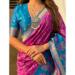 Picture of Nice Silk Dark Magenta Saree