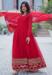 Picture of Bewitching Georgette Dark Red Readymade Gown