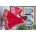 Picture of Bewitching Georgette Dark Red Readymade Gown