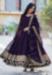 Picture of Classy Georgette Purple Readymade Gown