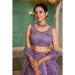 Picture of Superb Net Dim Gray Lehenga Choli