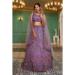 Picture of Superb Net Dim Gray Lehenga Choli