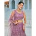 Picture of Bewitching Net Purple Lehenga Choli