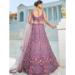 Picture of Bewitching Net Purple Lehenga Choli