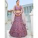 Picture of Bewitching Net Purple Lehenga Choli