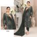 Picture of Georgette Dark Slate Grey Straight Cut Salwar Kameez