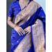 Picture of Alluring Silk Midnight Blue Saree