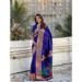 Picture of Alluring Silk Midnight Blue Saree