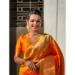 Picture of Good Looking Silk Dark Orange Saree
