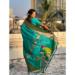 Picture of Gorgeous Silk Dark Turquoise Saree