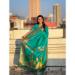 Picture of Gorgeous Silk Dark Turquoise Saree
