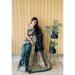 Picture of Stunning Silk Sea Green Saree