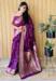 Picture of Gorgeous Silk Purple Saree