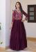 Picture of Enticing Georgette Saddle Brown Party Wear Gown