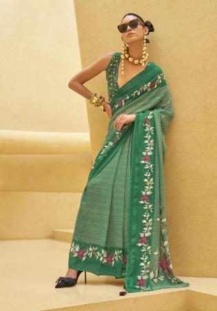 Picture of Pleasing Georgette Cadet Blue Saree