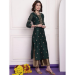 Picture of Chiffon & Net Dark Slate Grey Kurtis And Tunic