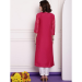 Picture of Chiffon & Net Pale Violet Red Kurtis And Tunic