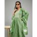 Picture of Bewitching Rayon Dark Sea Green Readymade Salwar Kameez