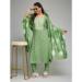 Picture of Bewitching Rayon Dark Sea Green Readymade Salwar Kameez