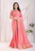 Picture of Grand Silk Light Coral Saree