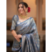 Picture of Beauteous Silk Grey Saree