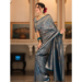Picture of Beauteous Silk Grey Saree