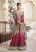 Picture of Chiffon & Silk Crimson Straight Cut Salwar Kameez