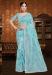 Picture of Beauteous Silk & Organza Light Steel Blue Saree