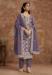 Picture of Splendid Silk Purple Straight Cut Salwar Kameez