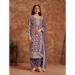 Picture of Splendid Silk Purple Straight Cut Salwar Kameez