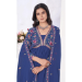 Picture of Georgette Dark Slate Blue Readymade Salwar Kameez
