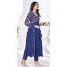 Picture of Georgette Dark Slate Blue Readymade Salwar Kameez
