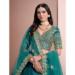 Picture of Enticing Silk Teal Lehenga Choli