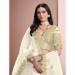 Picture of Stunning Silk Antique White Lehenga Choli