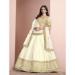 Picture of Stunning Silk Antique White Lehenga Choli
