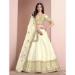Picture of Stunning Silk Antique White Lehenga Choli