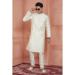 Picture of Bewitching Silk Off White Kurtis & Tunic