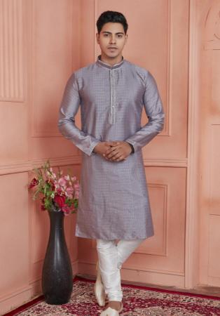 Picture of Splendid Silk Grey Kurtis & Tunic