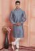Picture of Splendid Silk Light Slate Grey Kurtis & Tunic