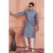 Picture of Splendid Silk Light Slate Grey Kurtis & Tunic
