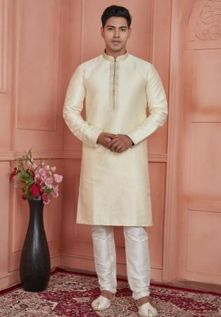 Picture of Splendid Silk Off White Kurtis & Tunic
