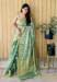 Picture of Pleasing Silk Dark Olive Green Saree